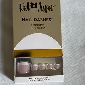 ToeNails,Red Aspen
"Classic French, Tinkey" Pedi